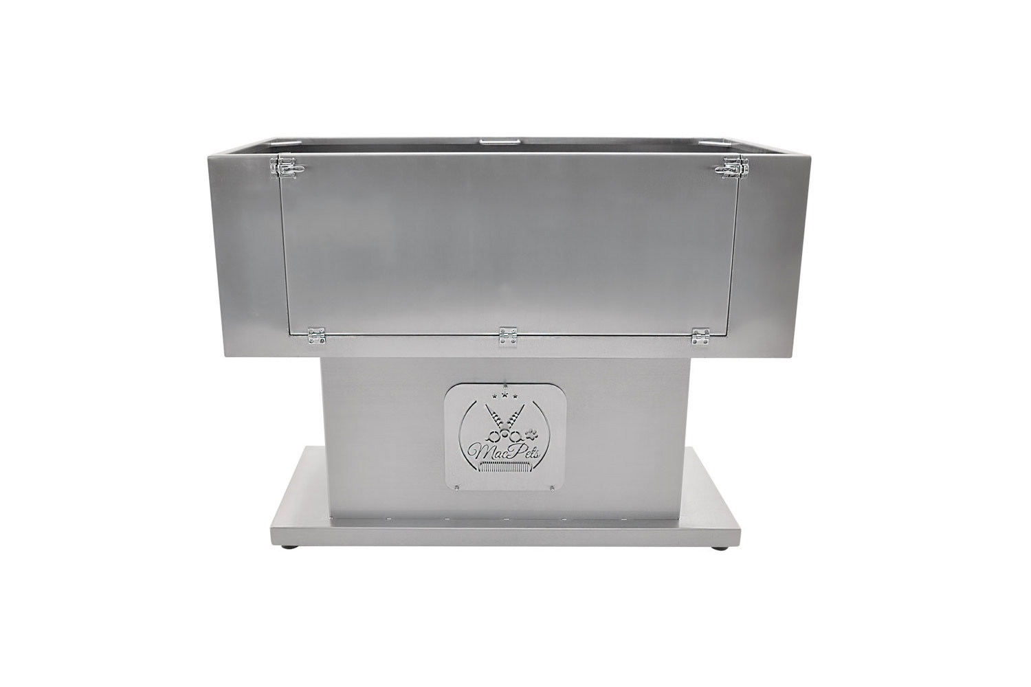 Premium Pack] Vasca dritta per toelettatura in acciaio inox con porta  basculante 130×60 + RIALZO + PARATIA – Mac Pets