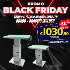 Tavolo Monocolonna LED