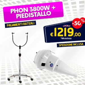 Phon 3800W per toelettatura + Piedistallo