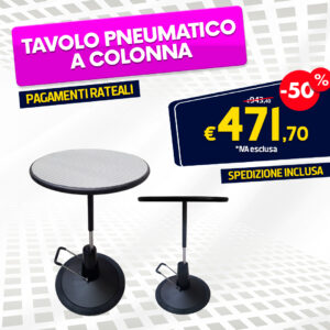 Tavolo pneumatico a colonna