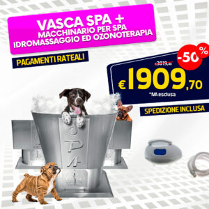 Vasca SPA idromassaggio ed ozono terapia in acciaio inox OVALE/RETTANGOLARE/QUADRA