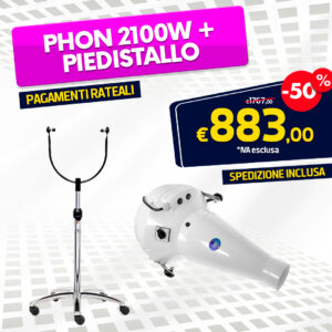 Phon 2100W per toelettatura + Piedistallo
