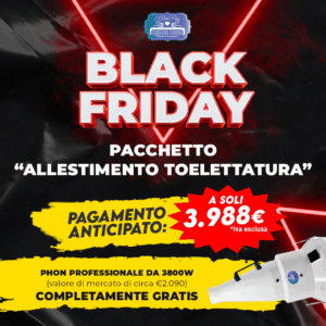 PACCHETTO ALLESTIMENTO TOELETTATURA Promo Black Friday