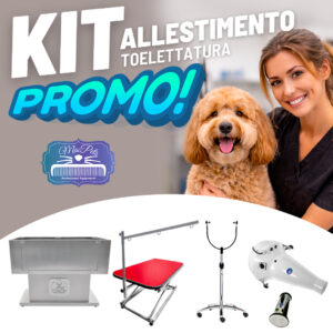 KIT ALLESTIMENTO TOELETTATURA PROFESSIONALE – PROMO