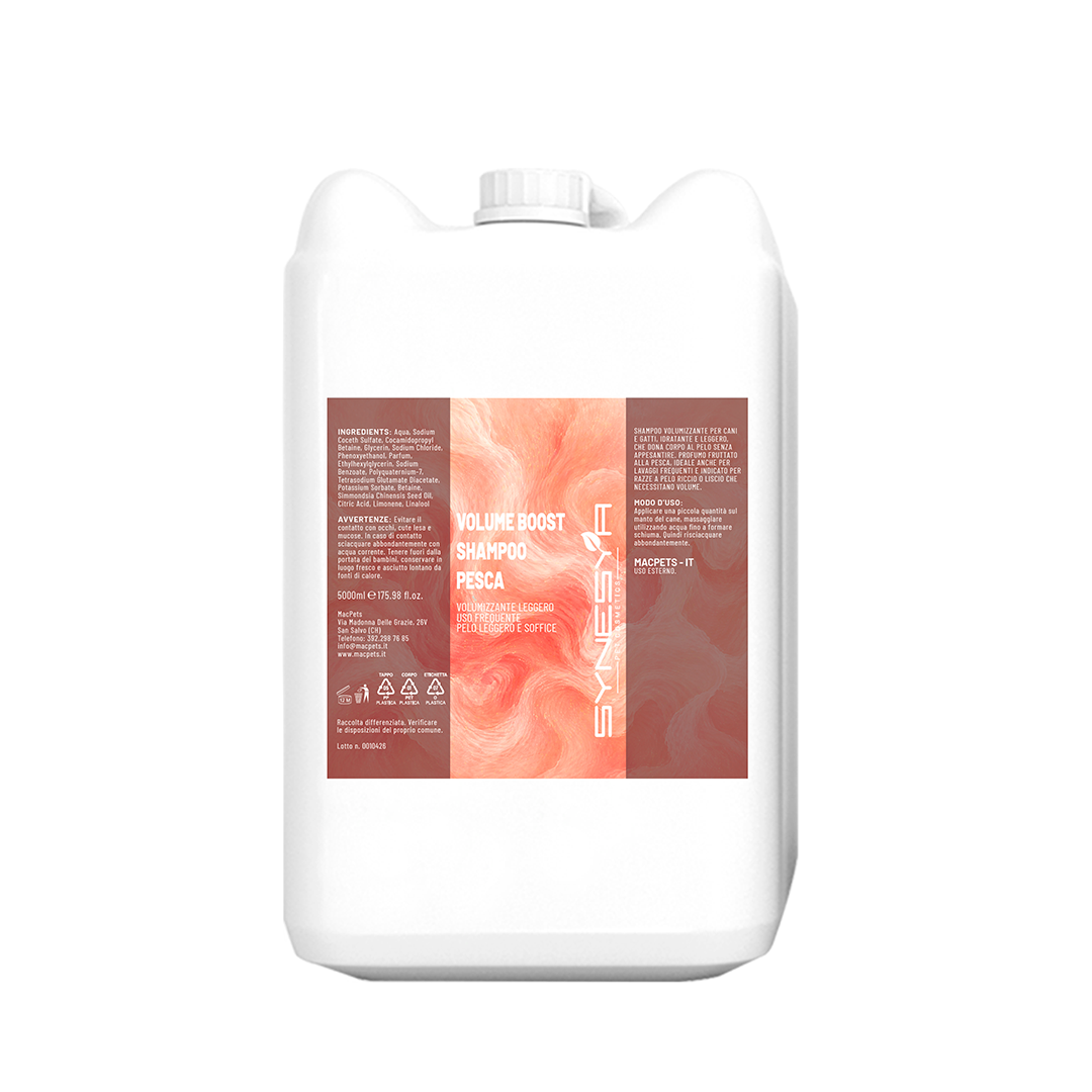 Tanica 5 Lt Volume Boost Shampoo Pesca