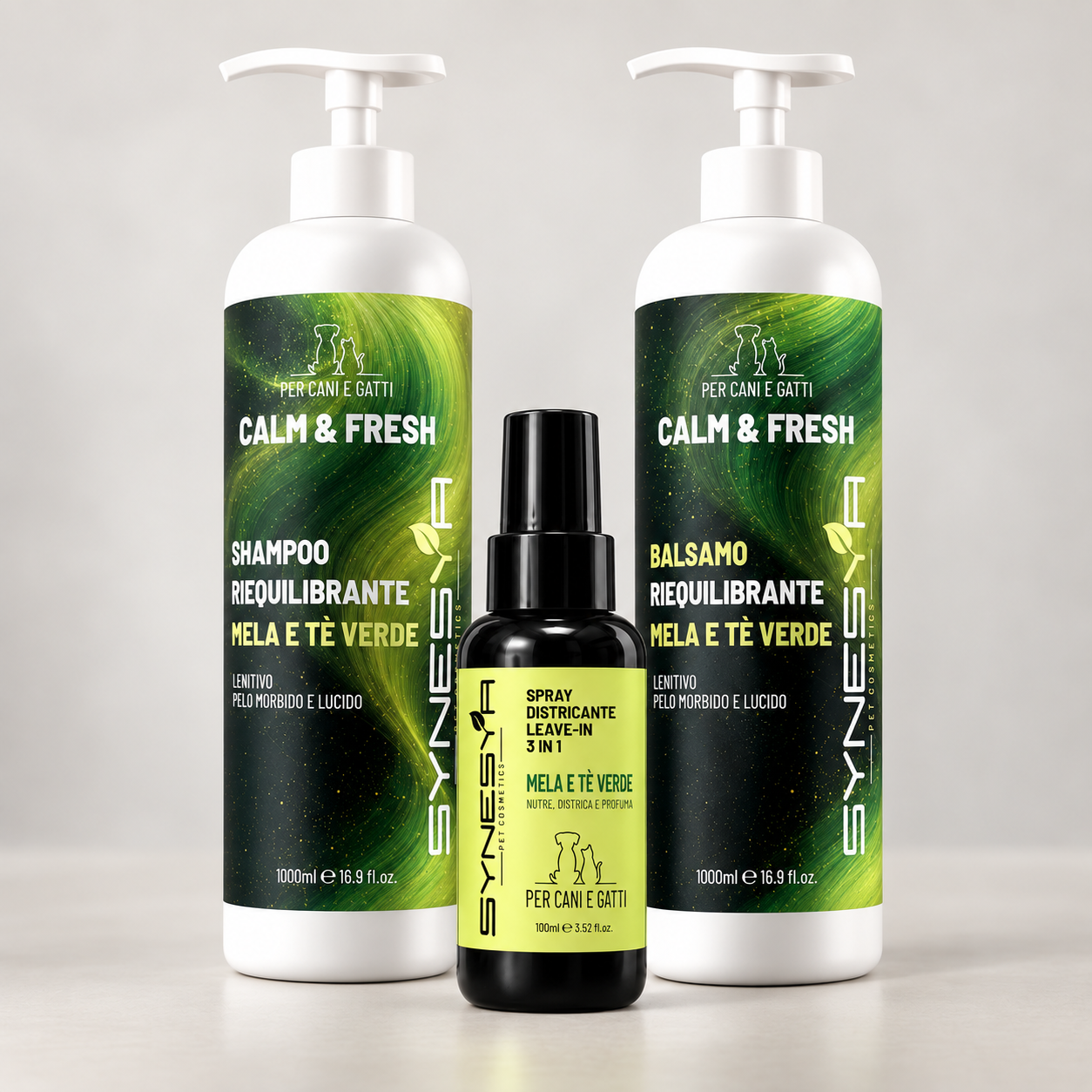 PROMO KIT CALM & FRESH MELA E TÈ VERDE 1 litro