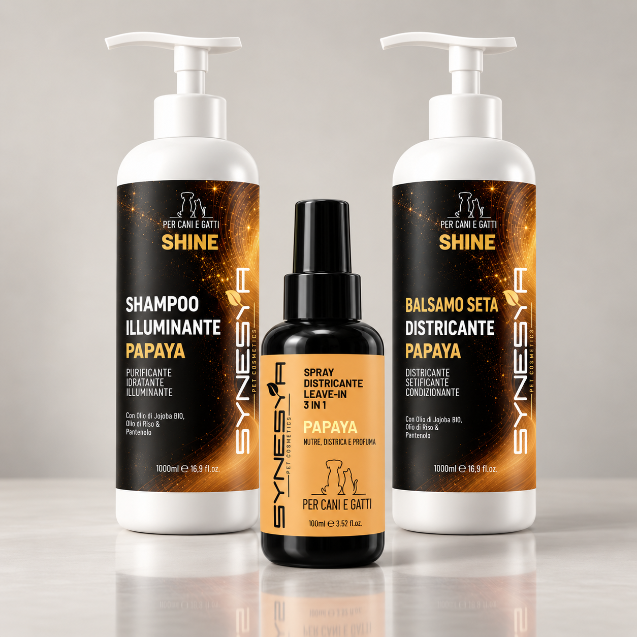 PROMO KIT SHINE PAPAYA 1 litro